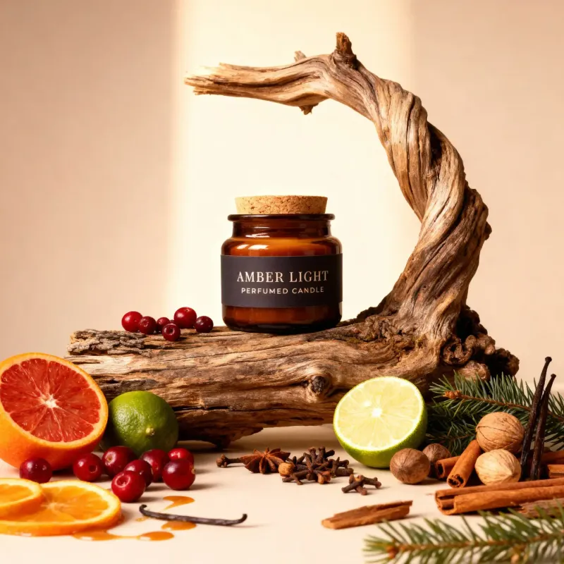 Парфумована свічка "Amber Light", 100 мл