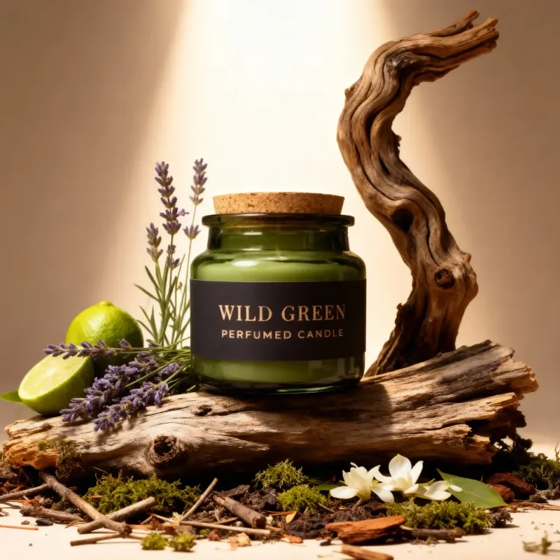 Парфумована свічка "Wild Green", 100 мл
